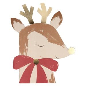 New! Reindeer Sticker Sketch Book / Winter Christmas Holiday Season Kids Craft